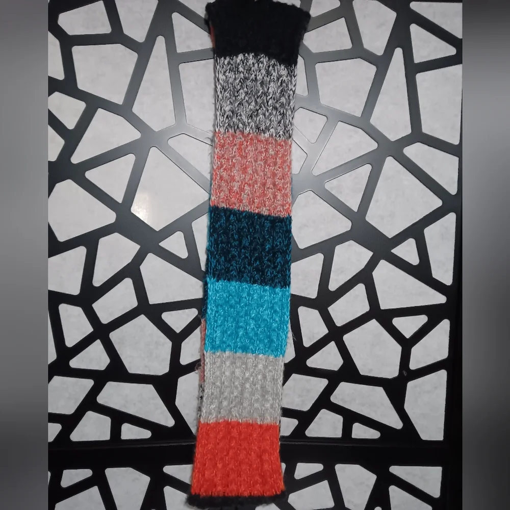 Andes Gifts - Colorblock Alpaca Infinity Scarf - OS